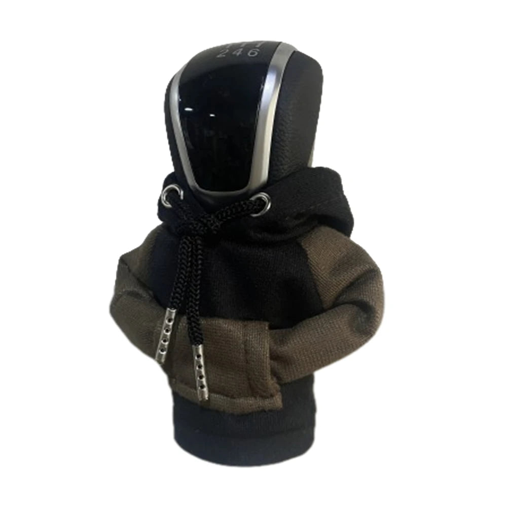 Hoodie Car Gear Shift Cover Fashion Gearshift Hoodie Car Gear Shift Knob Cover Manual Handle Gear Sweatshirt Change Lever Cover