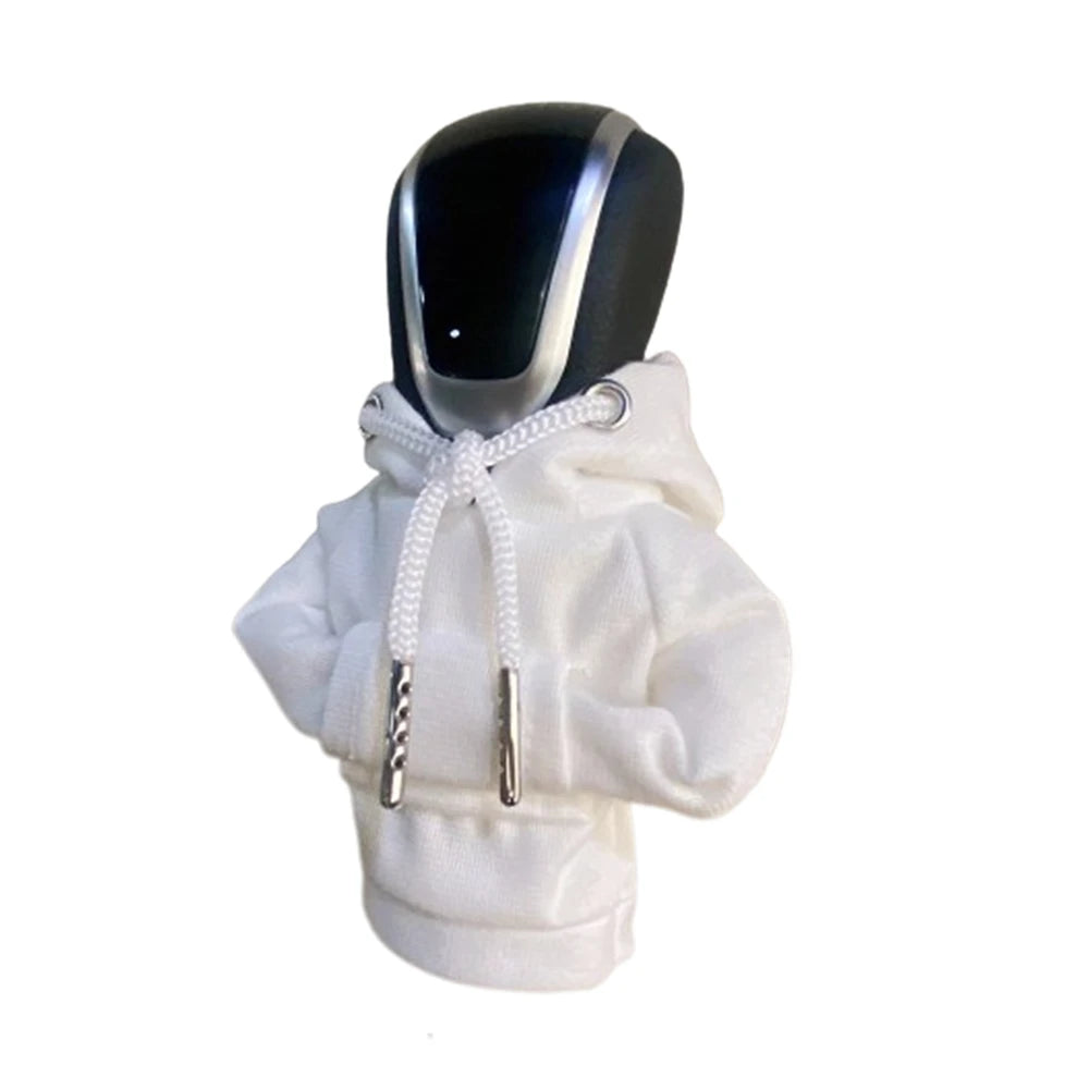 Hoodie Car Gear Shift Cover Fashion Gearshift Hoodie Car Gear Shift Knob Cover Manual Handle Gear Sweatshirt Change Lever Cover