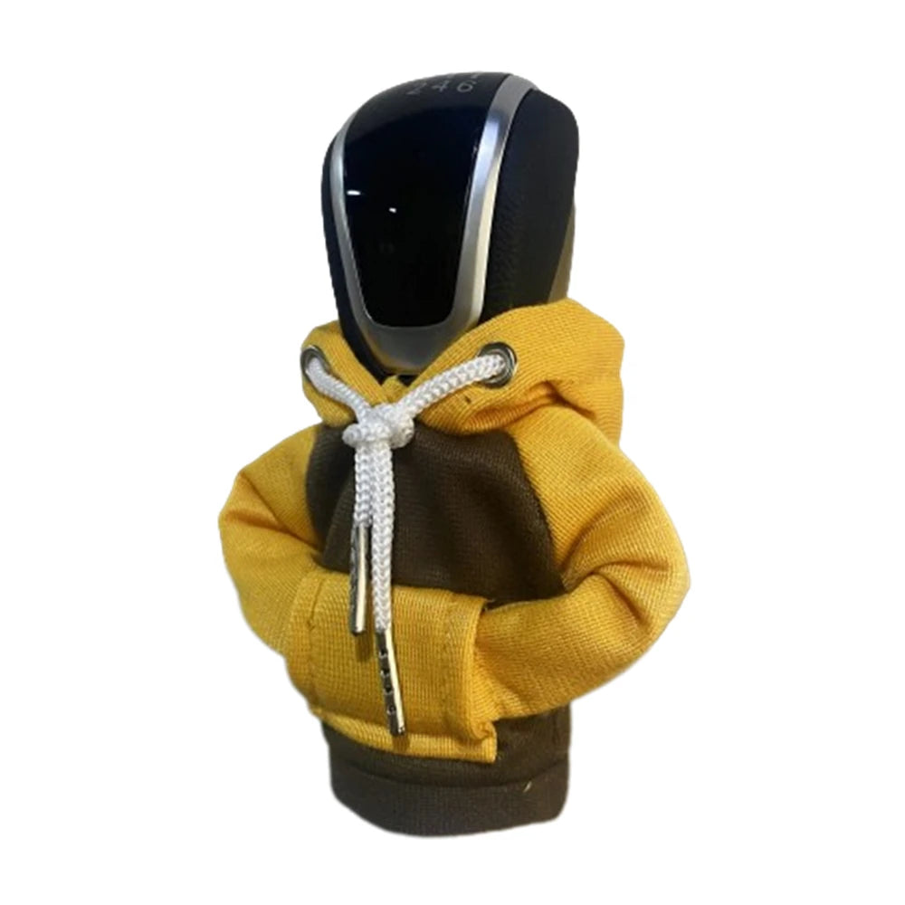 Hoodie Car Gear Shift Cover Fashion Gearshift Hoodie Car Gear Shift Knob Cover Manual Handle Gear Sweatshirt Change Lever Cover