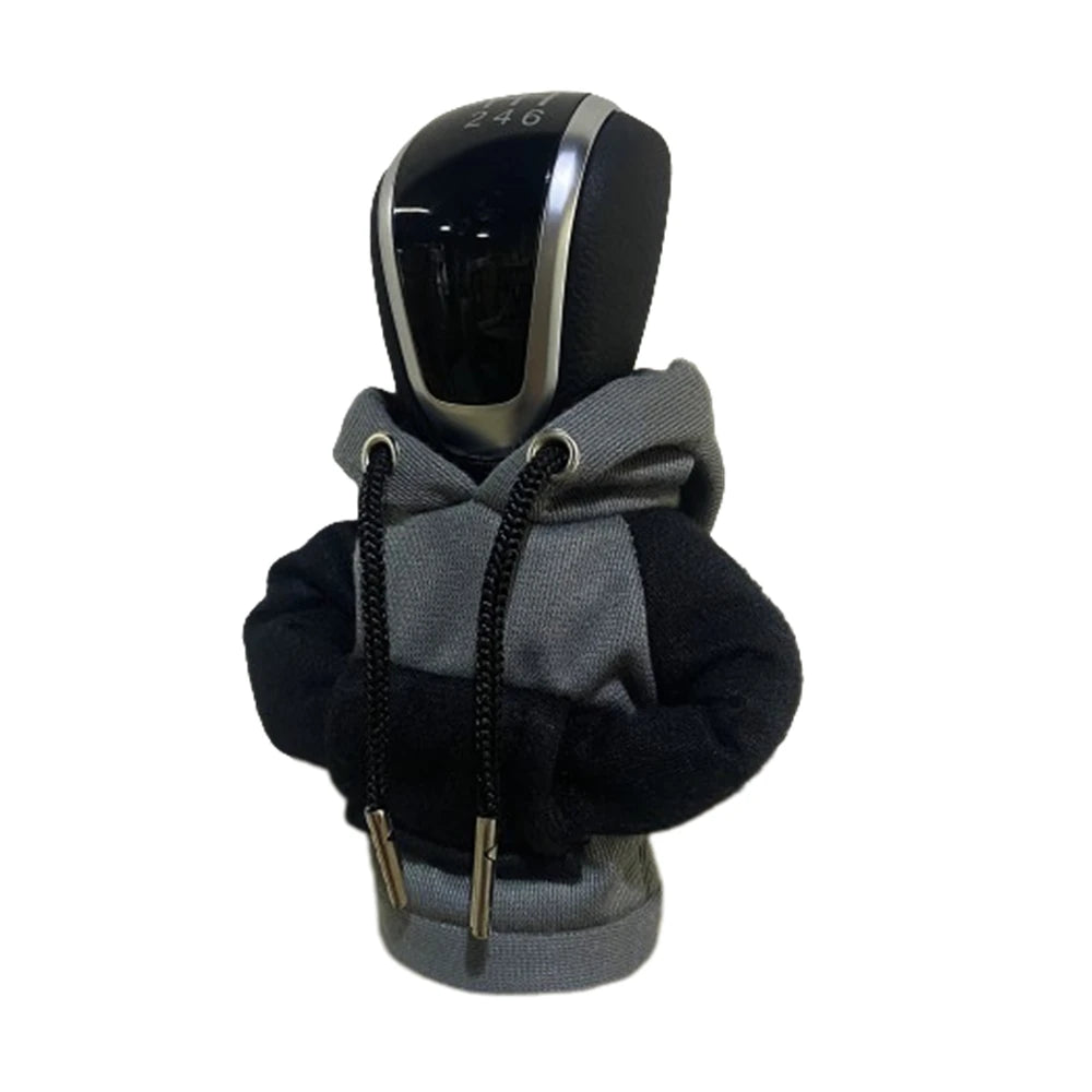 Hoodie Car Gear Shift Cover Fashion Gearshift Hoodie Car Gear Shift Knob Cover Manual Handle Gear Sweatshirt Change Lever Cover