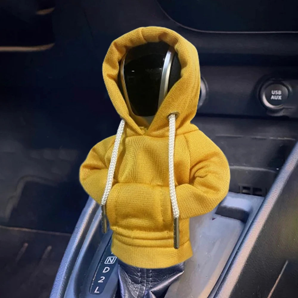 Hoodie Car Gear Shift Cover Fashion Gearshift Hoodie Car Gear Shift Knob Cover Manual Handle Gear Sweatshirt Change Lever Cover
