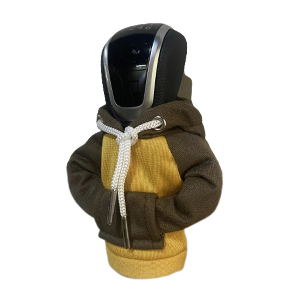 Hoodie Car Gear Shift Cover Fashion Gearshift Hoodie Car Gear Shift Knob Cover Manual Handle Gear Sweatshirt Change Lever Cover