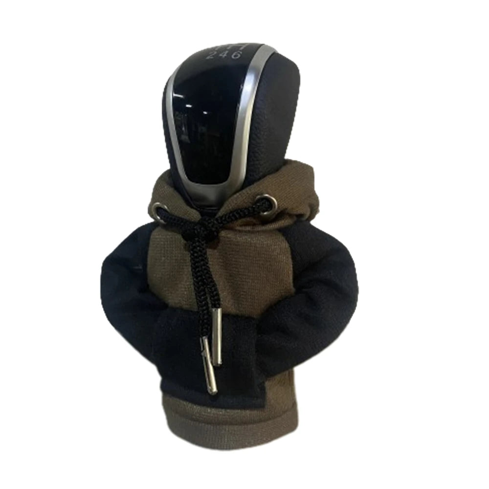 Hoodie Car Gear Shift Cover Fashion Gearshift Hoodie Car Gear Shift Knob Cover Manual Handle Gear Sweatshirt Change Lever Cover
