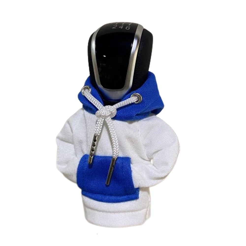 Hoodie Car Gear Shift Cover Fashion Gearshift Hoodie Car Gear Shift Knob Cover Manual Handle Gear Sweatshirt Change Lever Cover