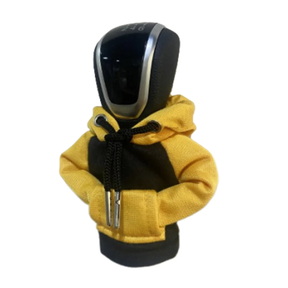 Hoodie Car Gear Shift Cover Fashion Gearshift Hoodie Car Gear Shift Knob Cover Manual Handle Gear Sweatshirt Change Lever Cover